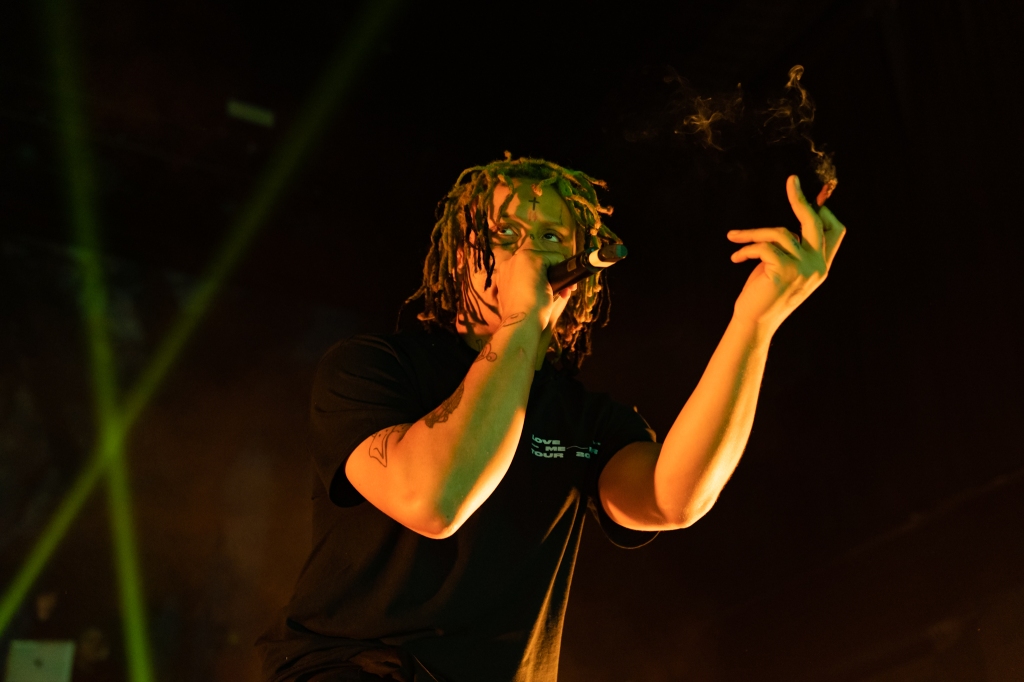 Trippie Redd performs at Terminal 5 in New York City on February 23, 2020. Shot by Jim Michaels for Early Bird Music.